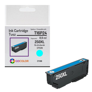 Tusz do Epson 250XL C13T16P24010 Cyan 8.9ml Zamiennik