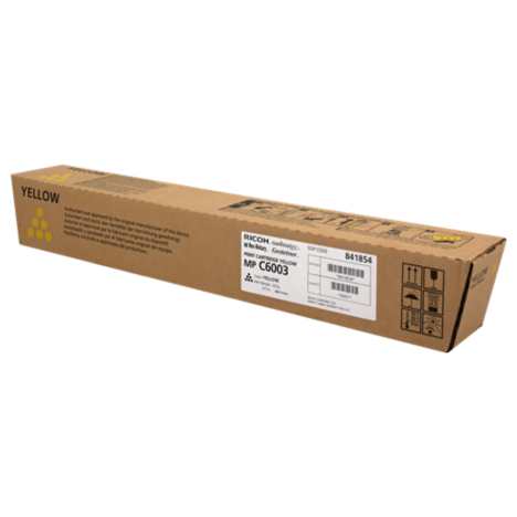 Ricoh oryginalny toner MPC6003 841854 yellow