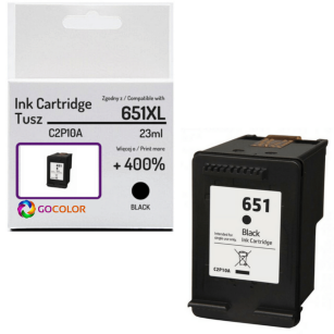Tusz do HP C2P10AE 651XL Black Zamiennik