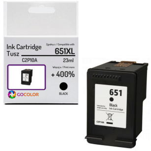 Tusz do HP C2P10AE 651XL Black Zamiennik