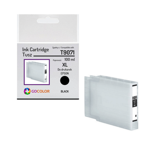 Tusz do EPSON T9071 XL Black Zamiennik