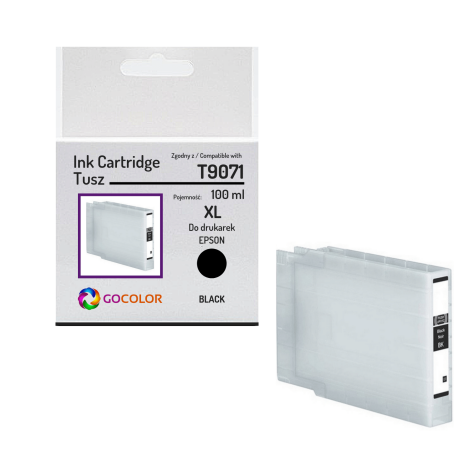 Tusz do EPSON T9071 XL Black Zamiennik