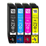 FULLBOX 4-pak tusz do EPSON 16XL T1631 T1632 T1633 T1634 WorkForce WF2760 WF2650 - 3