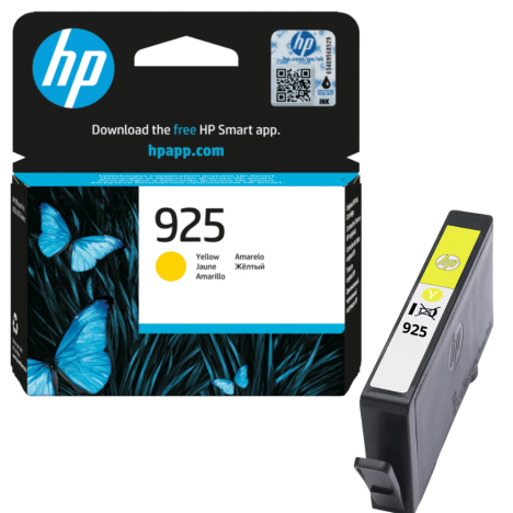 HP oryginalny tusz 925 4K0V8PE yellow 400 stron
