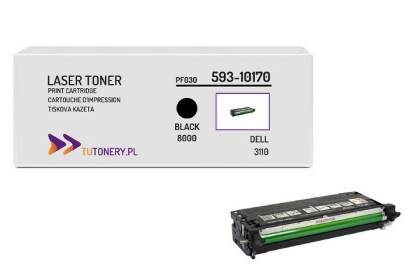 Toner do DELL 3110 3115 PF030 Black 593-10170 Zamiennik