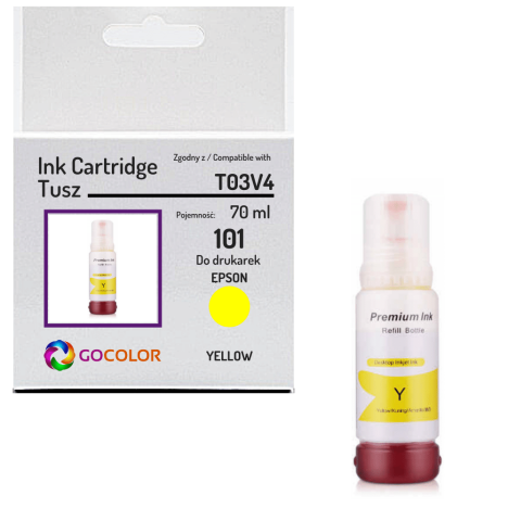 Tusz do EPSON 101 C13T03V44A Yellow Zamiennik
