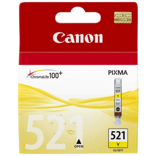 Canon oryginalny tusz CLI521Y 2936B001 yellow