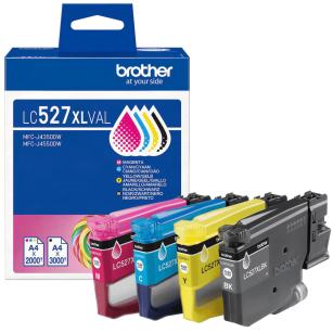4-pak Brother oryginalny Tusz LC527XLVAL CMYK