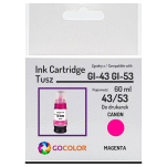 Tusz do CANON GI43M GI53M magenta zamiennik - 2