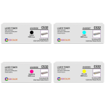 4 X TONER do OKI C532 C542 MC563 MC573 46490608 46490607 46490606 46490605 zamiennik - 2