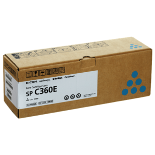 EOL Ricoh oryginalny toner SPC360E 408189 Cyan