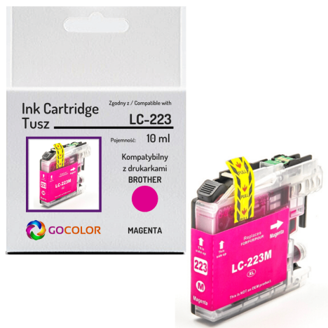 Tusz do BROTHER LC223M Magenta zamiennik