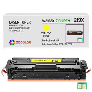 Toner do HP W2192X 219X Color LaserJet Pro MFP 3302 PRO 3202 2,5K yellow Z CHIPEM