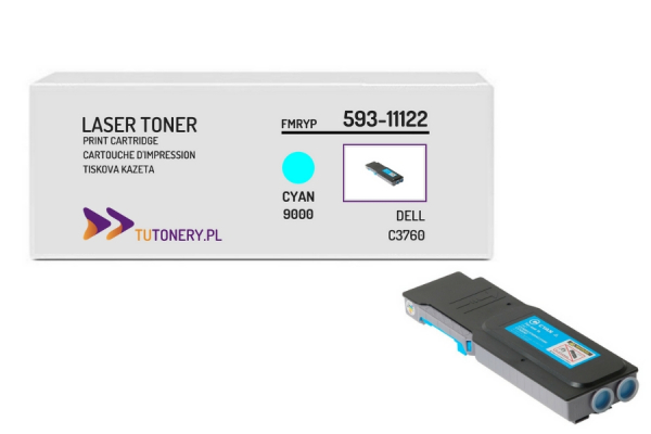 Toner do DELL C3760 C3765 59311121 Cyan 593-11122 Zamiennik