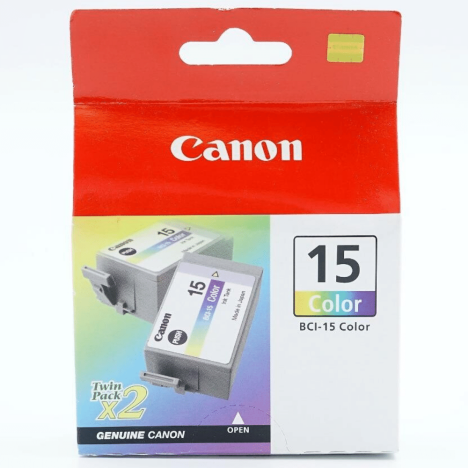 Canon oryginalny Tusz BCI15C color 8191A002 2szt.