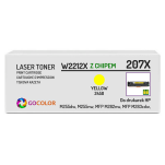 Toner do HP W2212X 207X LaserJet Pro MFP M282nw M283cdw Yellow z CHIPEM zamiennik 2.45K - 2