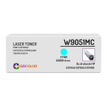 Toner do HP W9051MC Color LaserJet E87640 MFP E87650 MFP E87655 MFP Cyan zamiennik - 2