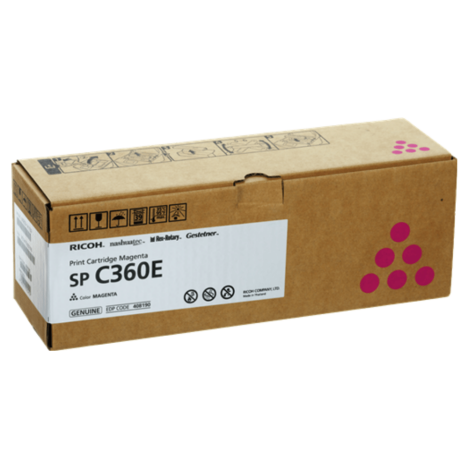 EOL Ricoh oryginalny toner SPC360E 408190 Magenta