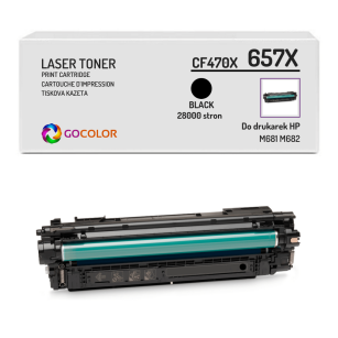 Toner do HP CF470X 657X Color LaserJet Enterprise Flow MFP M681 M682 Black zamiennik