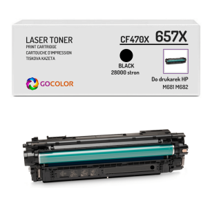 EOL Toner do HP CF470X 657X Color LaserJet Enterprise Flow MFP M681 M682 Black zamiennik