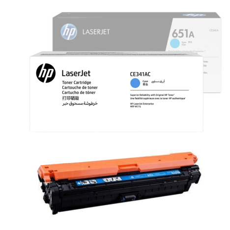 HP oryginalny toner CE341AC 651AC LaserJet Enterprise 700 color MFP M775 16,0K cyan