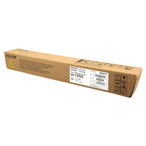 Ricoh oryginalny toner MPC3502 841652 842017 841740 yellow