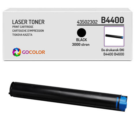 EOL Toner do OKI B4400 B4600 n, ps, nps, 43502302 zamiennik