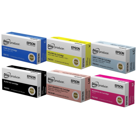 Epson oryginalny tusz PJIC1 PJIC2 PJIC3 PJIC4 PJIC5 PJIC6 6-pak