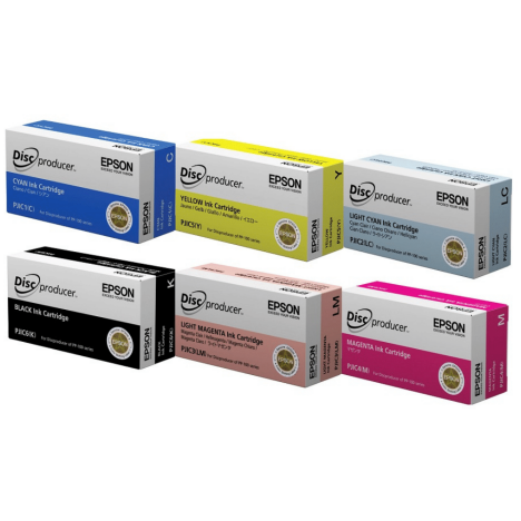 Epson oryginalny tusz PJIC1 PJIC2 PJIC3 PJIC4 PJIC5 PJIC6 6-pak