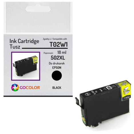 Tusz do EPSON T02W1 502XL Black Zamiennik