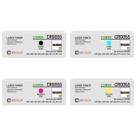 4 X TONER do CANON CRG055K CRG055C CRG055M CRG055Y iSENSYS MF743Cdw MF744Cdw CMYK z CHIPEM zamiennik 2.3K/2.1K - 3