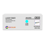 Toner do OKI C833 C843 46443103 Cyan Zamiennik - 2