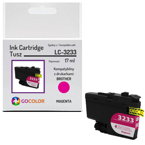Tusz do BROTHER LC3233M Magenta zamiennik