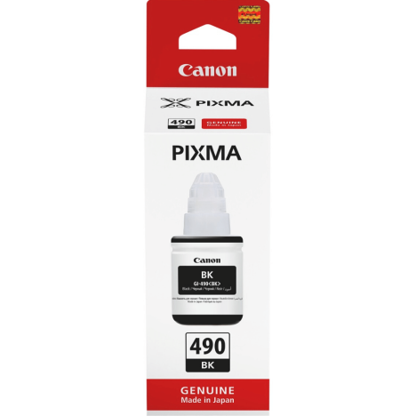 Canon oryginalny tusz GI490BK 0663C001 black