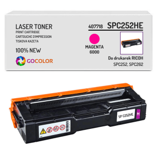 Toner do RICOH SP C252HE 407718 Magenta nowy zamiennik