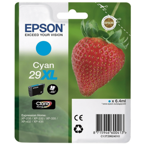 Epson oryginalny tusz T2992 29XL cyan