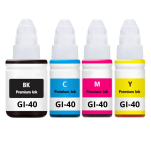 FULLBOX 4-pak TUSZ do CANON GI40BK GI40C GI40M GI40Y - 2