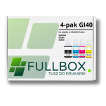 FULLBOX 4-pak TUSZ do CANON GI40BK GI40C GI40M GI40Y - 3