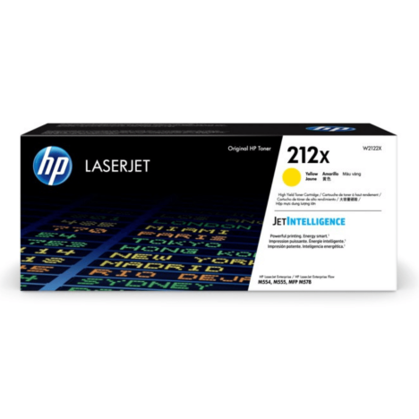 HP oryginalny toner W2122X yellow 212X