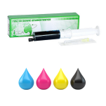 5 X TUSZ DO HP W STRZYKAWCE 20ml CMYK - 3