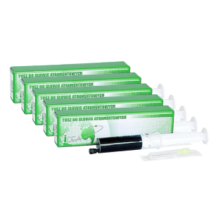 5 X TUSZ DO HP W STRZYKAWCE 20ml CMYK
