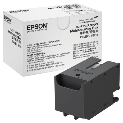 Epson oryginalny pojemnik na zużyty tusz T6716 PXMB8 C13T671600 WorkForce WFC5xxx M52xx M57xx