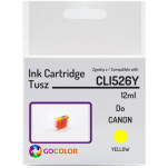 Tusz do CANON CLI526Y 4543B001 Yellow 100 % nowy zamiennik - 2