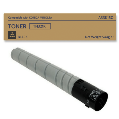 Toner do KONICA MINOLTA Bizhub C224 C284 C364 TN321K A33K150 Black