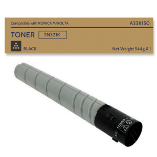 Toner do KONICA MINOLTA Bizhub C224 C284 C364 TN321K A33K150 Black