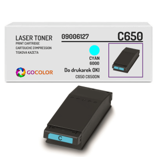 Toner do OKI C650 C650DN 09006127 cyan zamiennik