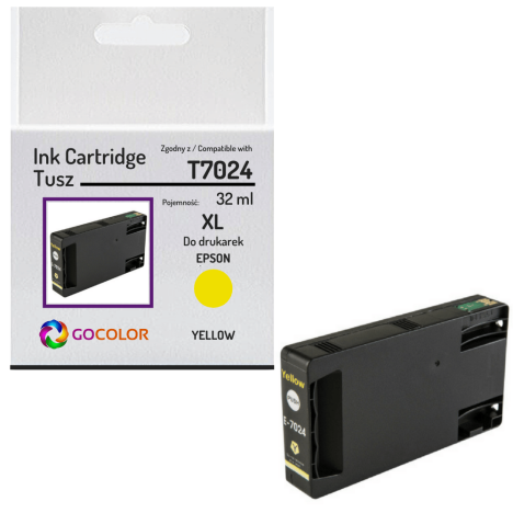 Tusz do EPSON T7024 XL Yellow Zamiennik