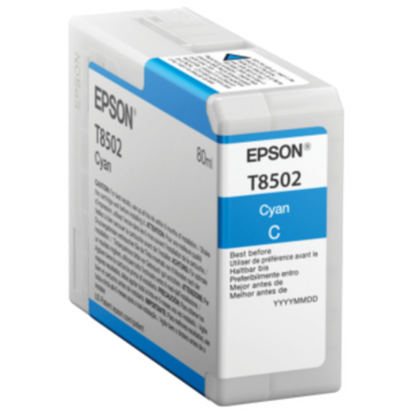Epson oryginalny tusz T8502 cyan