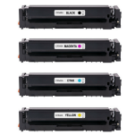 4 X TONER do HP CF540A CF541A CF542A CF543A 203A Zamiennik - 3