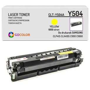 Toner do SAMSUNG CLP415 CLX4195 CLT-Y504S Yellow Zamiennik